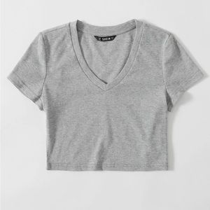 Ribbed Crop Tee